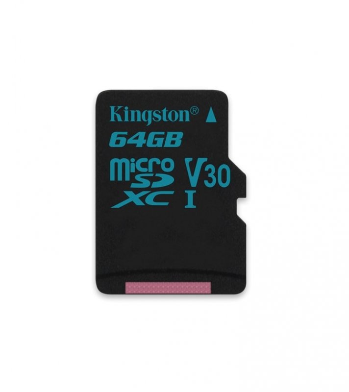 64GB microSDXC Kingston Canvas Go UHS-I U3 V30 90R/ 45W bez adapteru - obrázek produktu