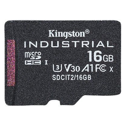Kingston Industrial / micro SDHC / 16GB / UHS-I U3 / Class 10 - obrázek produktu