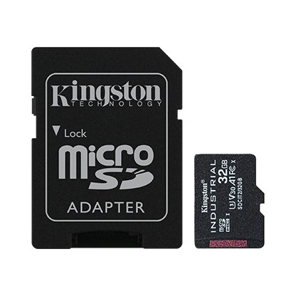 Kingston Industrial/ micro SDHC/ 32GB/ 100MBps/ UHS-I U3 /  Class 10/ + Adaptér - obrázek produktu