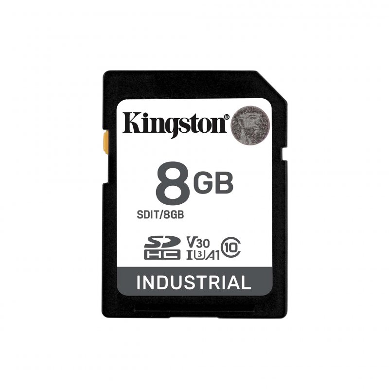 Kingston Industrial/ SDHC/ 8GB/ 100MBps/ UHS-I U3 /  Class 10 - obrázek produktu