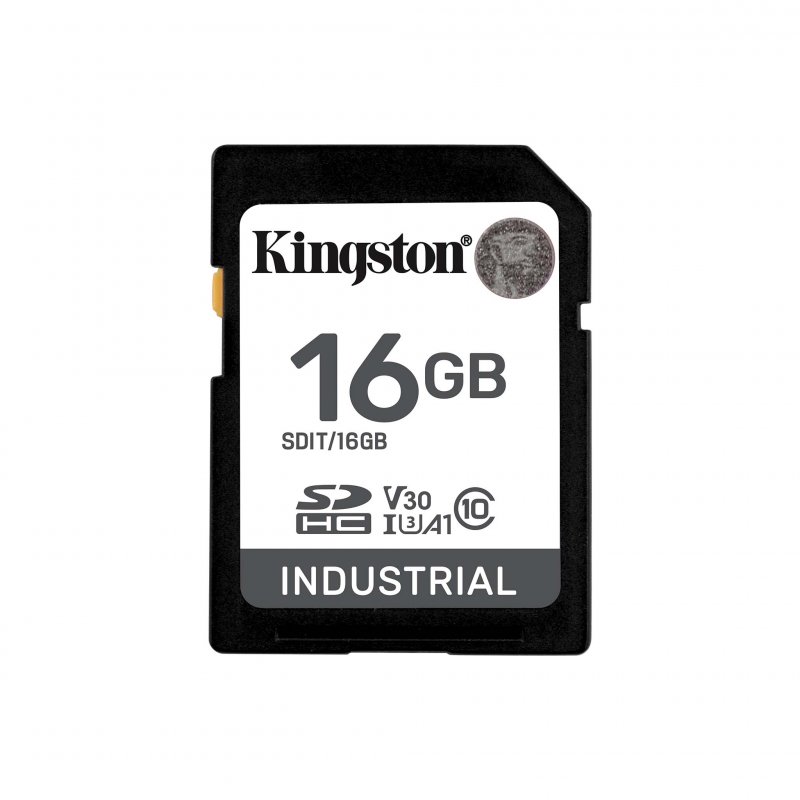 Kingston Industrial/ SDHC/ 16GB/ 100MBps/ UHS-I U3 /  Class 10 - obrázek produktu