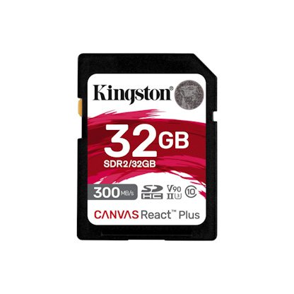 Kingston Canvas React Plus/ SDHC/ 32GB/ 300MBps/ UHS-II U3 /  Class 10 - obrázek produktu