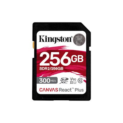 Kingston Canvas React Plus/ SDHC/ 256GB/ 300MBps/ UHS-II U3 /  Class 10 - obrázek produktu