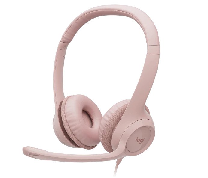 Náhl. sada Logitech Stereo USB Headset H390,růžová - obrázek produktu