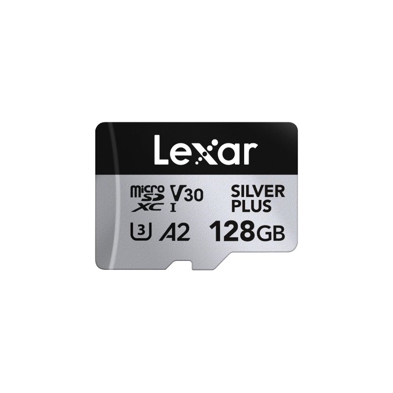Lexar 128GB H-P Silver Plus microSDHC s adp C10 A2 - obrázek produktu