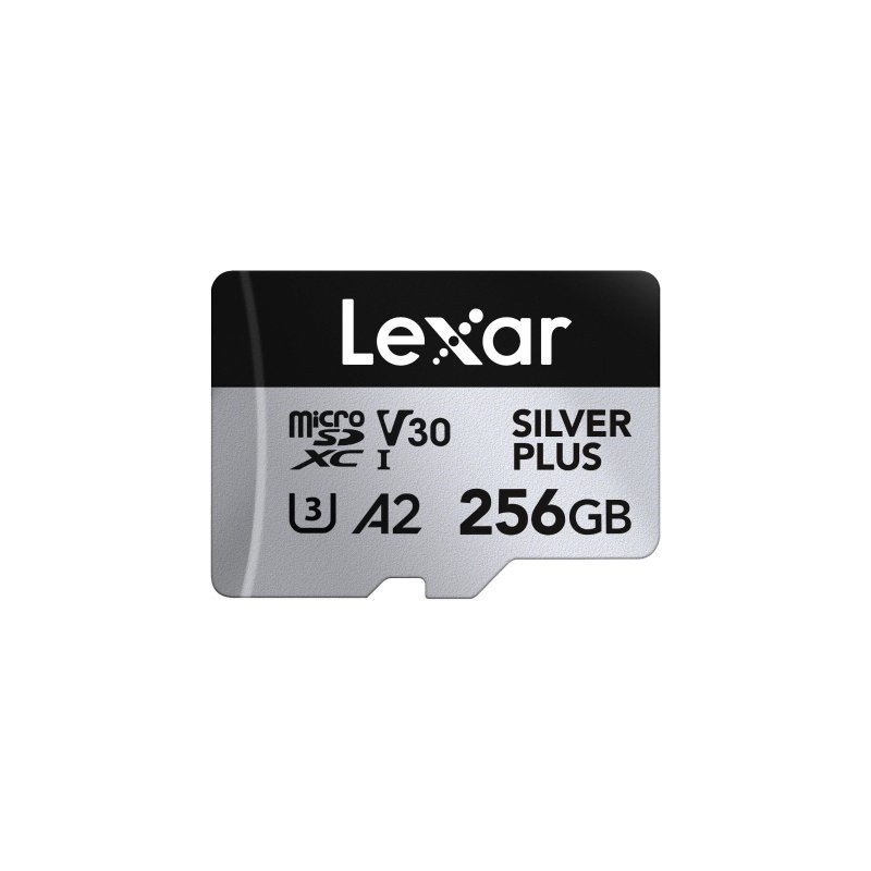 Lexar 256GB H-P Silver Plus microSDHC s adp C10 A2 - obrázek produktu