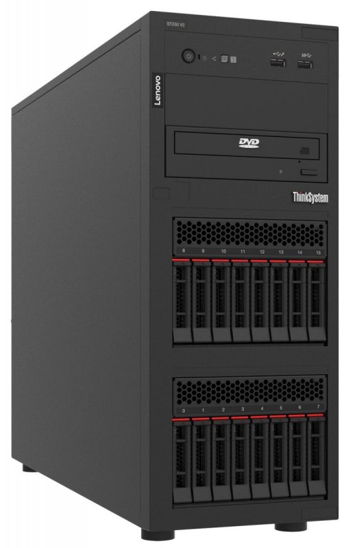 Lenovo ST250 V2 TWR / E-2356G / 32GB / 8Bay / 5350-8i / 750W - obrázek produktu