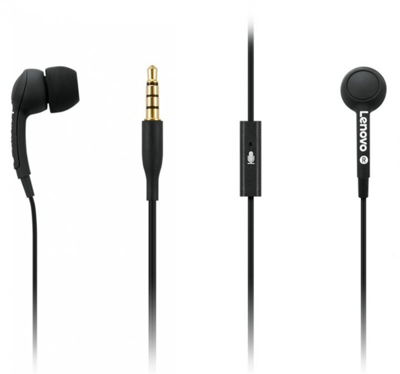 Lenovo 100 In-Ear Headphone černé - obrázek produktu