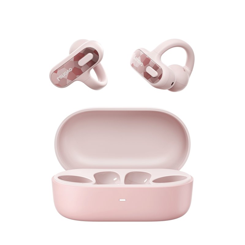 Lenovo Open-Ear Clip-on Earbuds X500 / BT / Růžová - obrázek produktu