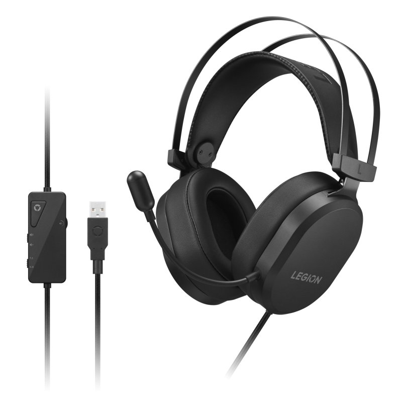 Lenovo Legion H320 7.1 Gaming Headset - Black - obrázek č. 4