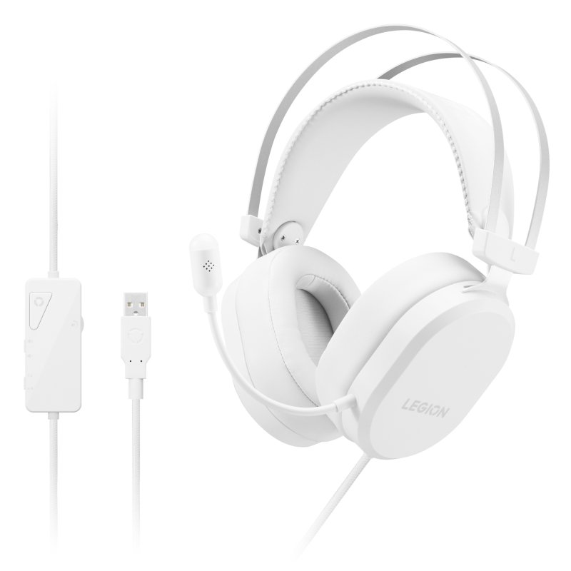Lenovo Legion H320 7.1 Gaming Headset - White - obrázek č. 3