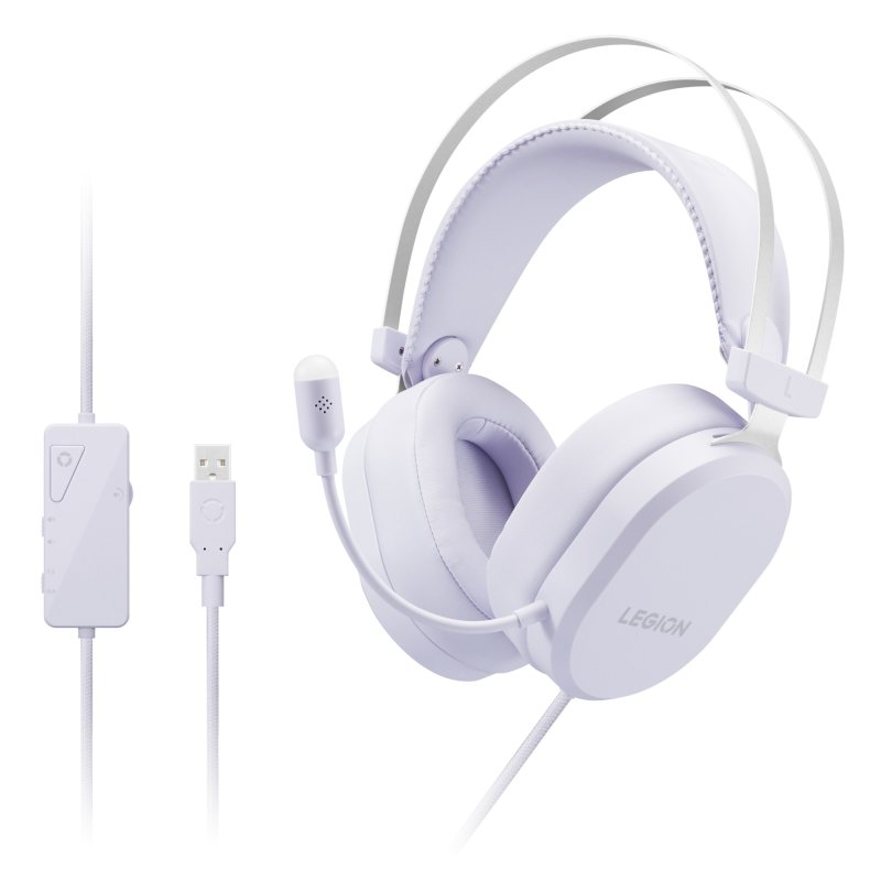 Lenovo Legion H320 7.1 Gaming Headset - White - obrázek č. 3