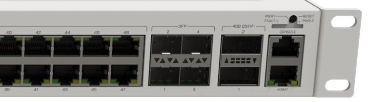 MikroTik CRS354-48G-4S+2Q+RM Cloud Router Switch - obrázek č. 2