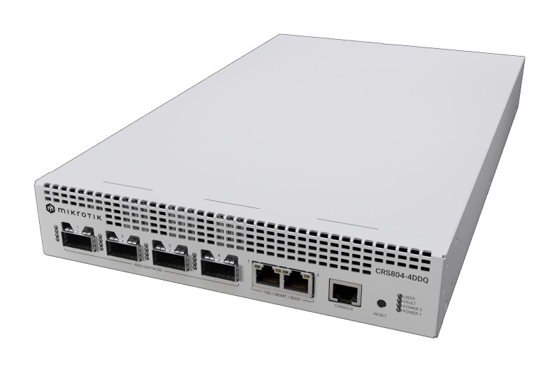 MikroTik CRS804-4DDQ-hRM, Cloud Router Switch - obrázek produktu