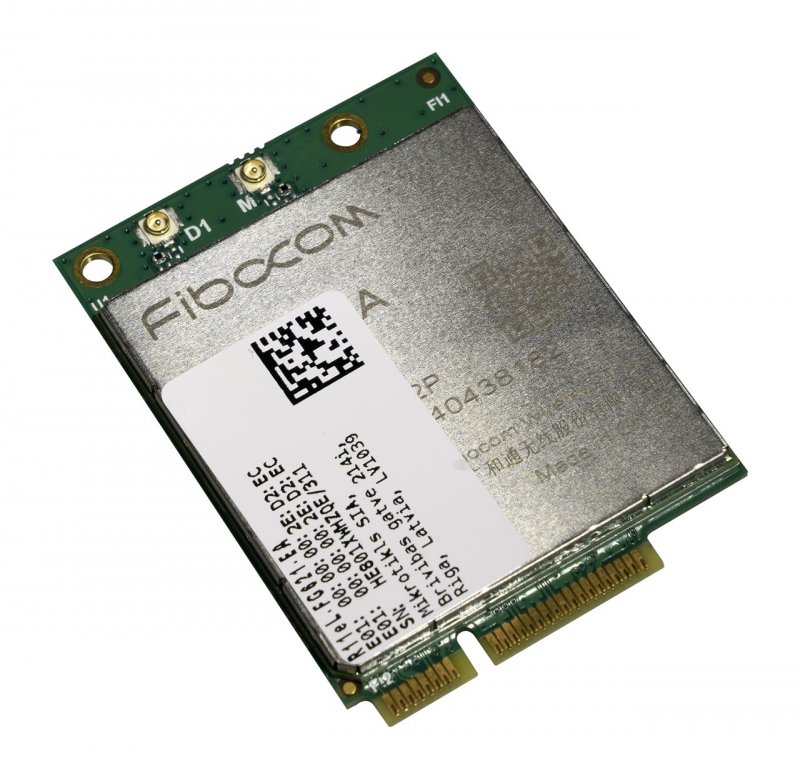 Mikrotik R11eL-FG621-EA, miniPCIe CAT6 LTE karta - obrázek produktu