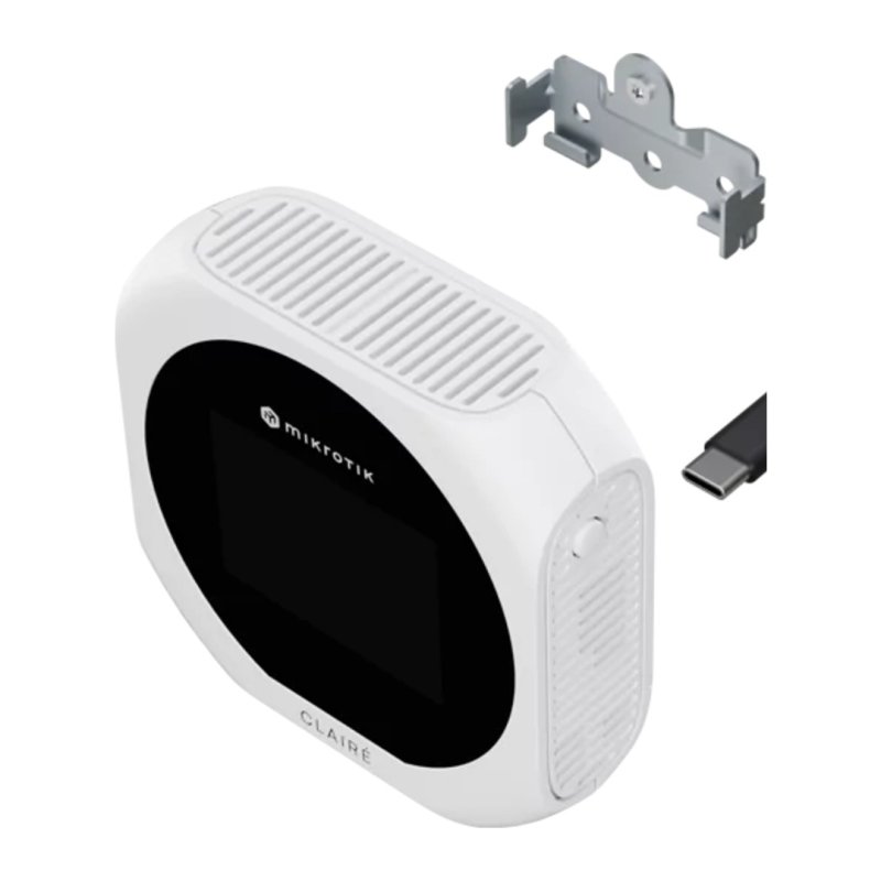 MikroTIk IAQM-THC2PV-W, Claire - Air Quality Monitor, CO2, Temp, RH, PM2.5 / 10, VOC, bílá - obrázek č. 3
