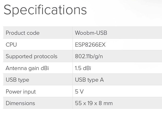 Mikrotik Woobm-USB, WiFi kofigurační USB adaptér - obrázek č. 1