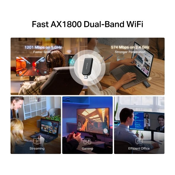 Mercusys MA70XM AX1800 Wi-Fi 6 USB Adapter - obrázek č. 2