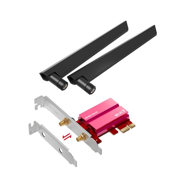 Mercusys MA47BE BE9300 Tri-Band WiFi7 PCIe adapter - obrázek č. 1