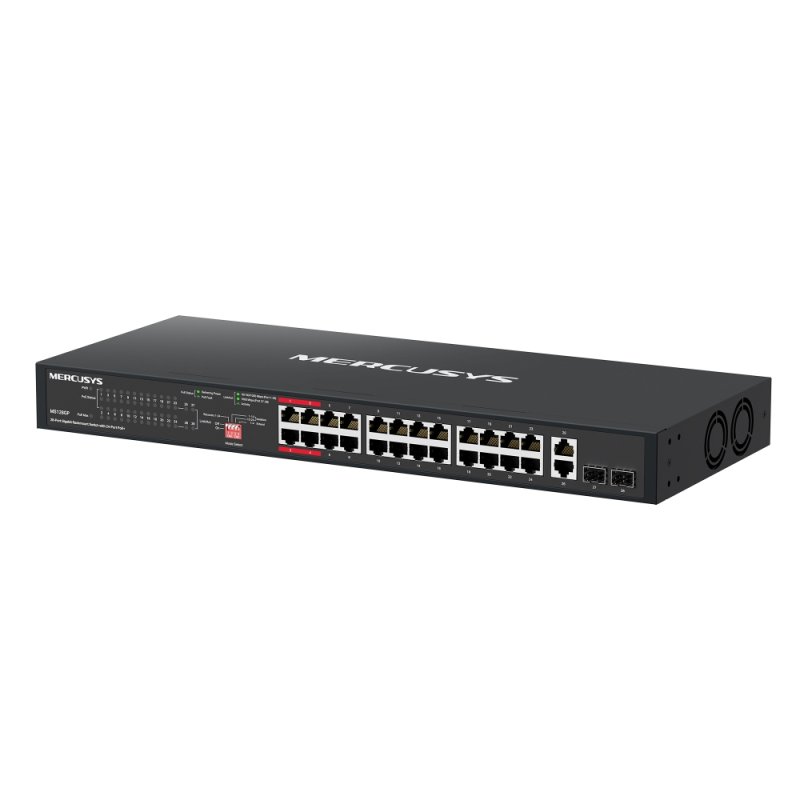 Mercusys MS128GP 28xGb rack switch(24xPOE+) - obrázek produktu