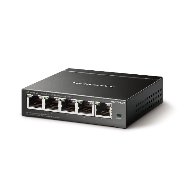 Mercusys MS105GS-M2 5x2.5G Desktop switch - obrázek č. 1