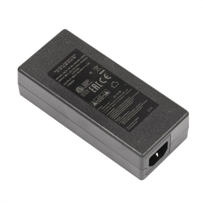 MikroTik 48V2A96W - 48V, 2A, napájecí adaptér, napájecí kabel - obrázek produktu