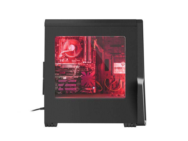 Počítačová skříň Genesis Titan 800 RED MIDI (USB 3.0) - obrázek č. 3