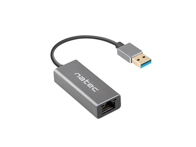 NATEC CRICKET externí Ethernet síťová karta USB 3.0 1X RJ45 1GB kabel - obrázek produktu