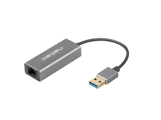 NATEC CRICKET externí Ethernet síťová karta USB 3.0 1X RJ45 1GB kabel - obrázek č. 1