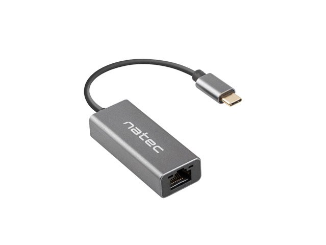 NATEC CRICKET externí Ethernet síťová karta USB-C 3.1 1X RJ45 1GB kabel - obrázek produktu