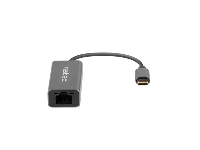 NATEC CRICKET externí Ethernet síťová karta USB-C 3.1 1X RJ45 1GB kabel - obrázek č. 2