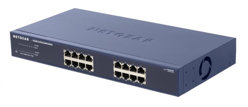 NETGEAR ProSAFE® 16-port Gigabit Ethernet Switches, Rack-mountable, JGS516 - obrázek produktu