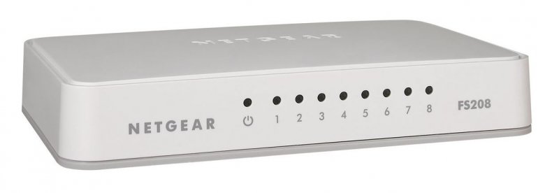 NETGEAR 8x10/ 100, Desktop Switch, FS208 - obrázek produktu