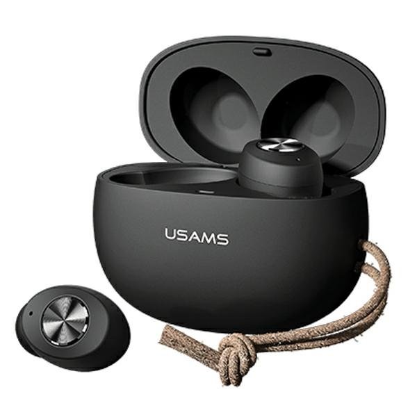 USAMS ES TWS Fashion EarBuds Black - obrázek produktu