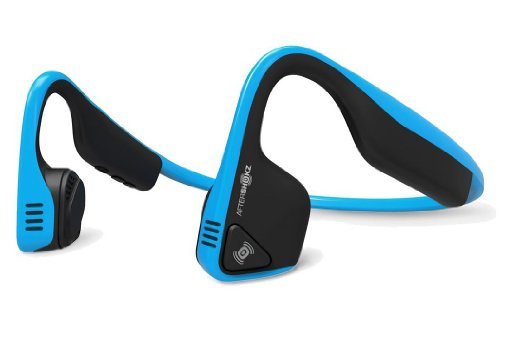 AfterShokz Trekz Titanium, Bluetooth sluchátka před uši, modrá - obrázek produktu