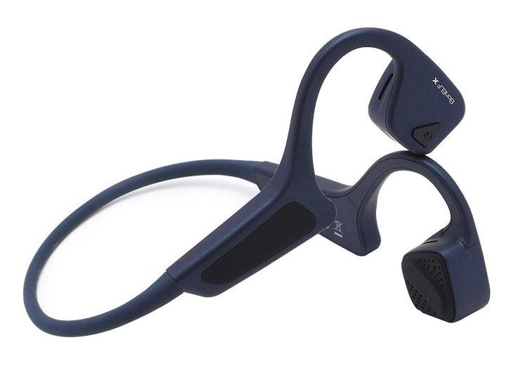 AMA BonELF X, bezdrátová sportovní sluchátka před uši, modrá - obrázek č. 1