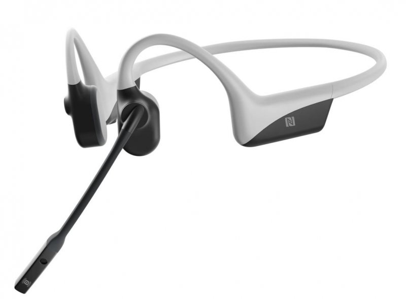 AfterShokz OpenComm, Bluetooth sluchátka před uši s mikrofonem, světle šedá - obrázek produktu