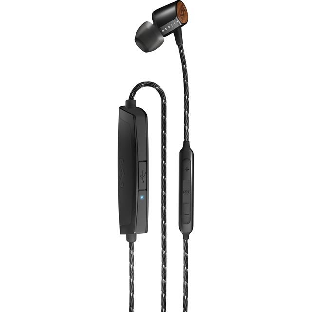 MARLEY Uplift 2 Wireless BT - Signature Black, bezdrátová sluchátka do uší s ovladačem a mikrofonem - obrázek č. 1