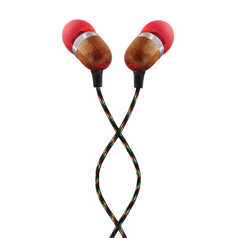MARLEY Smile Jamaica - Fire, sluchátka do uší s ovladačem a mikrofonem - obrázek produktu