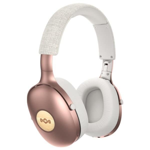 MARLEY Positive Vibration XL Bluetooth® 5.0 - Copper, sluchátka přes hlavu s ovladačem a mikrofonem - obrázek produktu
