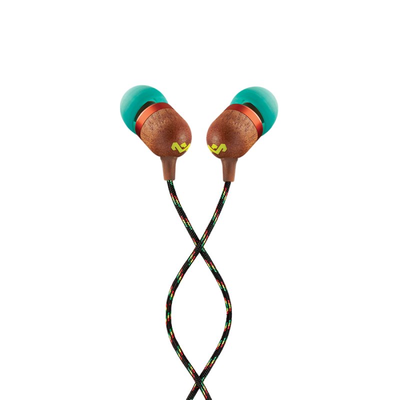 MARLEY Smile Jamaica Wireless 2 - Rasta, bezdrátová sluchátka do uší s mikrofonem - obrázek produktu