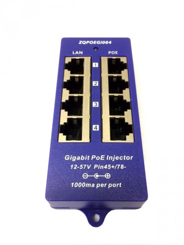 Gigabitový stíněný 4-portový PoE panel - obrázek produktu