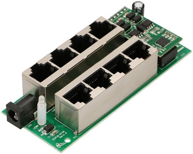 MaxLink Gigabitový 4-portový PoE panel, 802.3af / at - obrázek č. 4