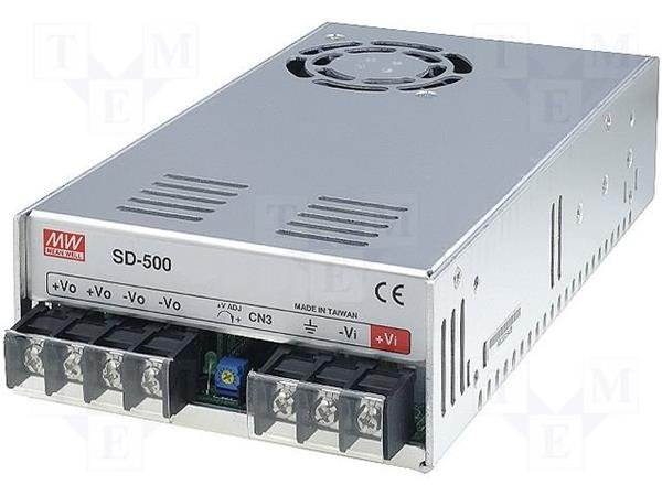 MEANWELL - SD-500L-48 - DC/ DC měnič napětí uzavřený 504W z 19-72V na 48V - obrázek produktu