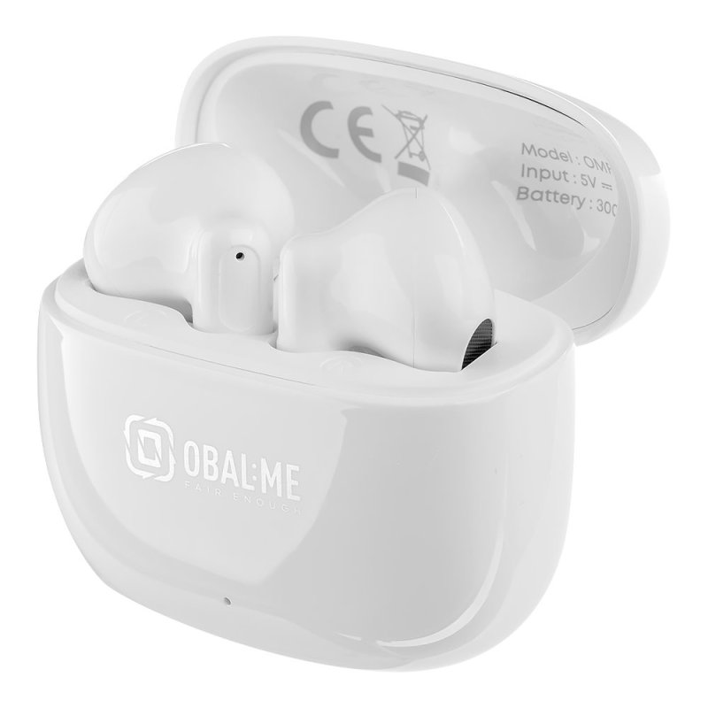 Bezdrátová sluchátka OBAL:ME Flow True Wireless White - obrázek produktu