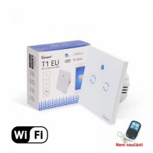SONOFF T1 - 2 - dvoutlačítkový vypínač osvětlení ovládný pomocí RF a WiFi - obrázek produktu