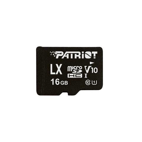 16GB microSDHC Patriot V10, class 10 U1 až 80MB/ s + adapter - obrázek produktu