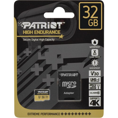 32GB microSDHC Patriot High Endurance V30 U3 až 95MB/ s - obrázek č. 1