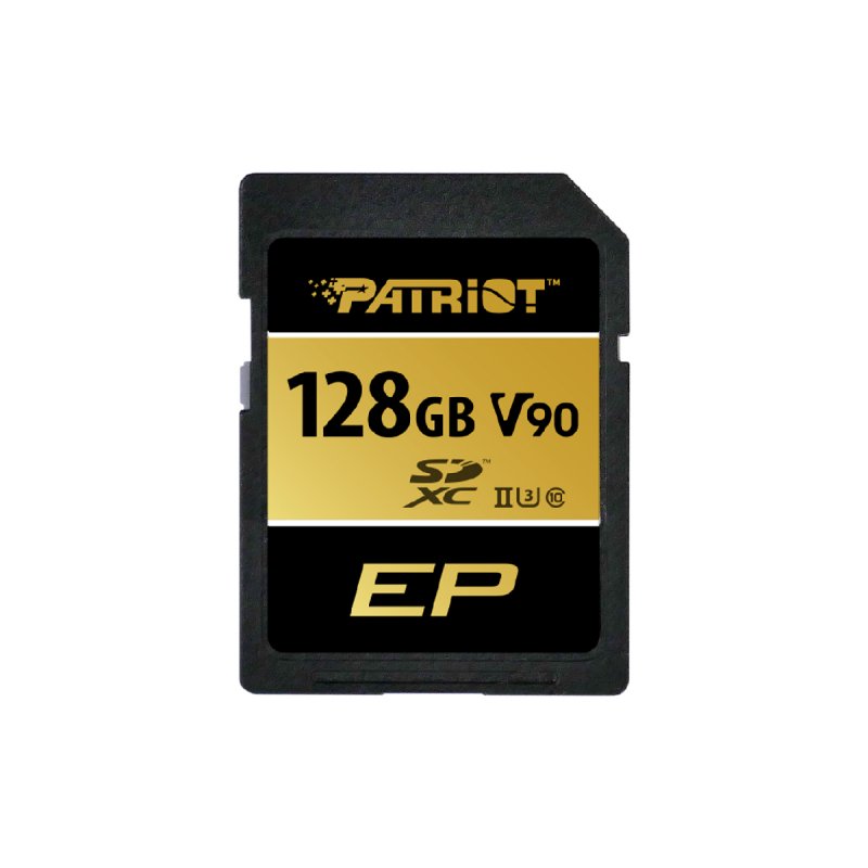 Patriot V90/ SDXC/ 128GB/ 300MBps/ UHS-II U3 /  Class 10/ + Adaptér - obrázek produktu