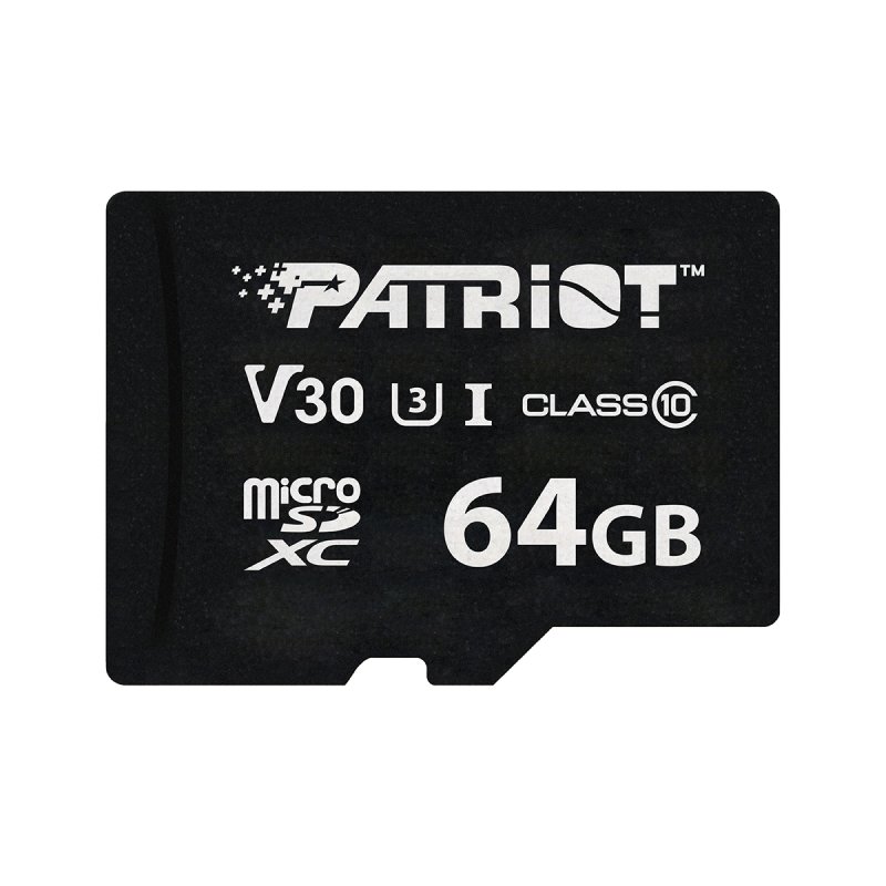 Patriot VX V30 U3 / Micro SDXC / 64GB / UHS-I U3  /  Class 10 - obrázek produktu